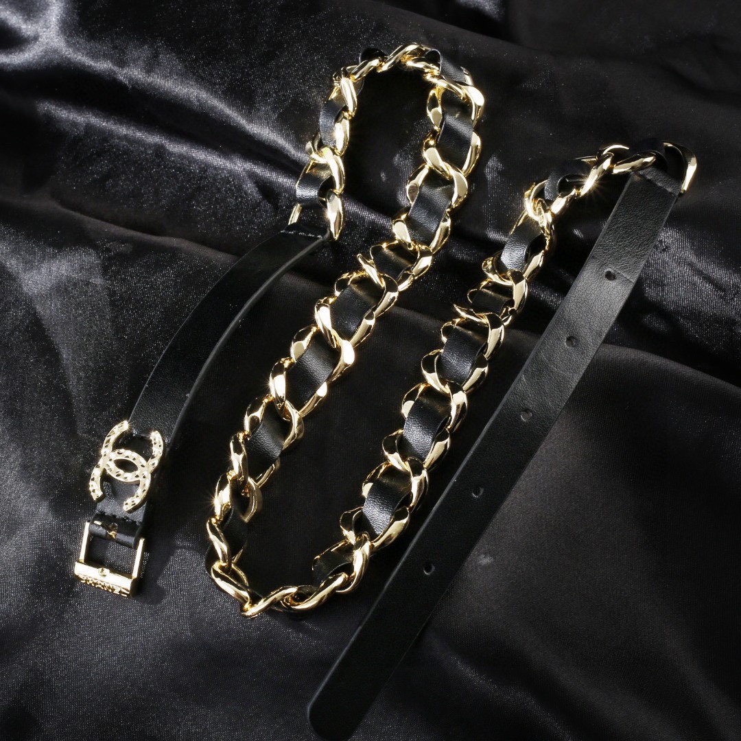[TOP] CHANEL C Logo Belt Waist Chain