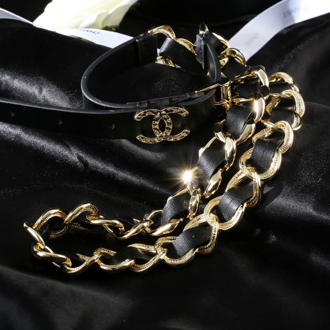 [TOP] CHANEL C Logo Belt Waist Chain