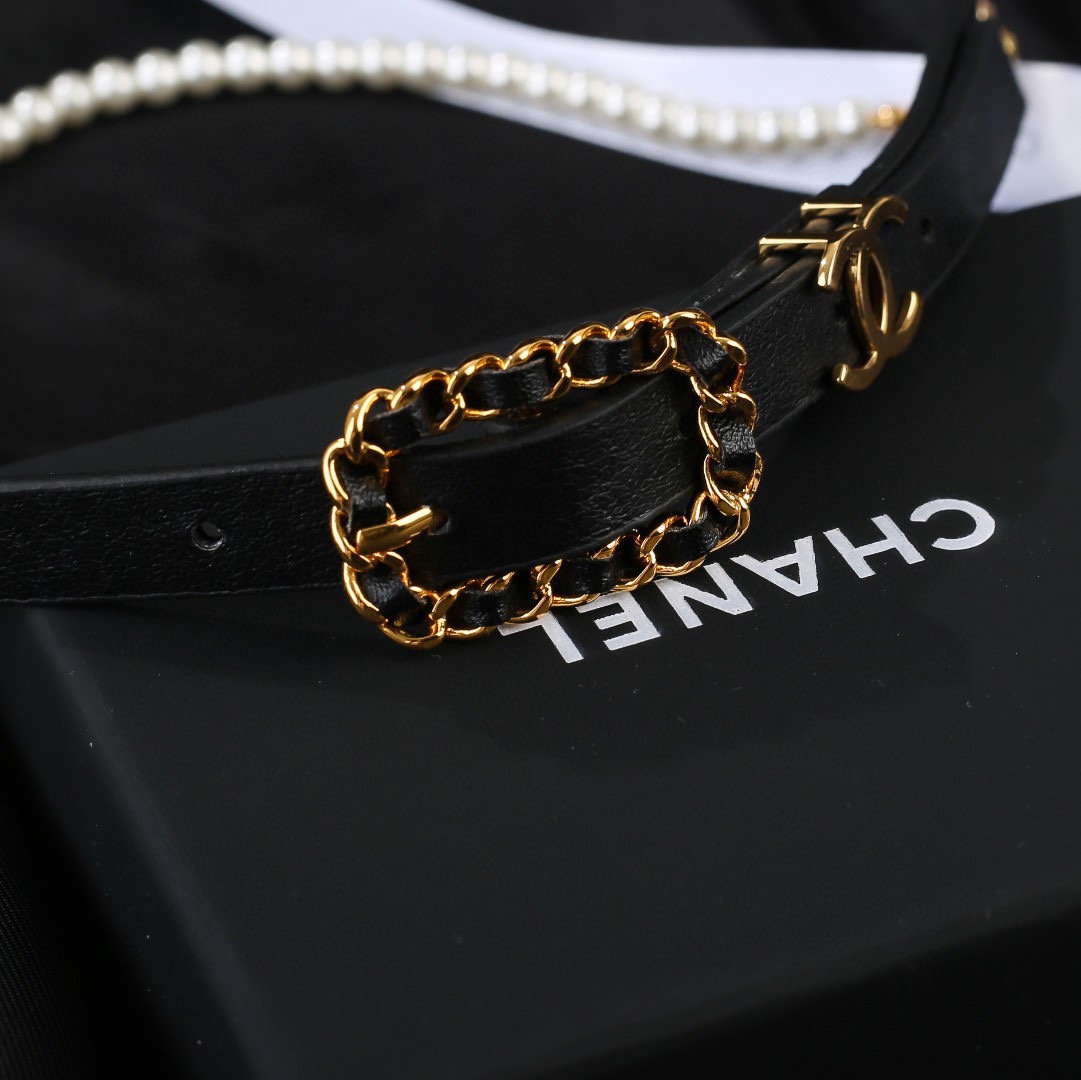[TOP] CHANEL C Logo Belt Waist Chain
