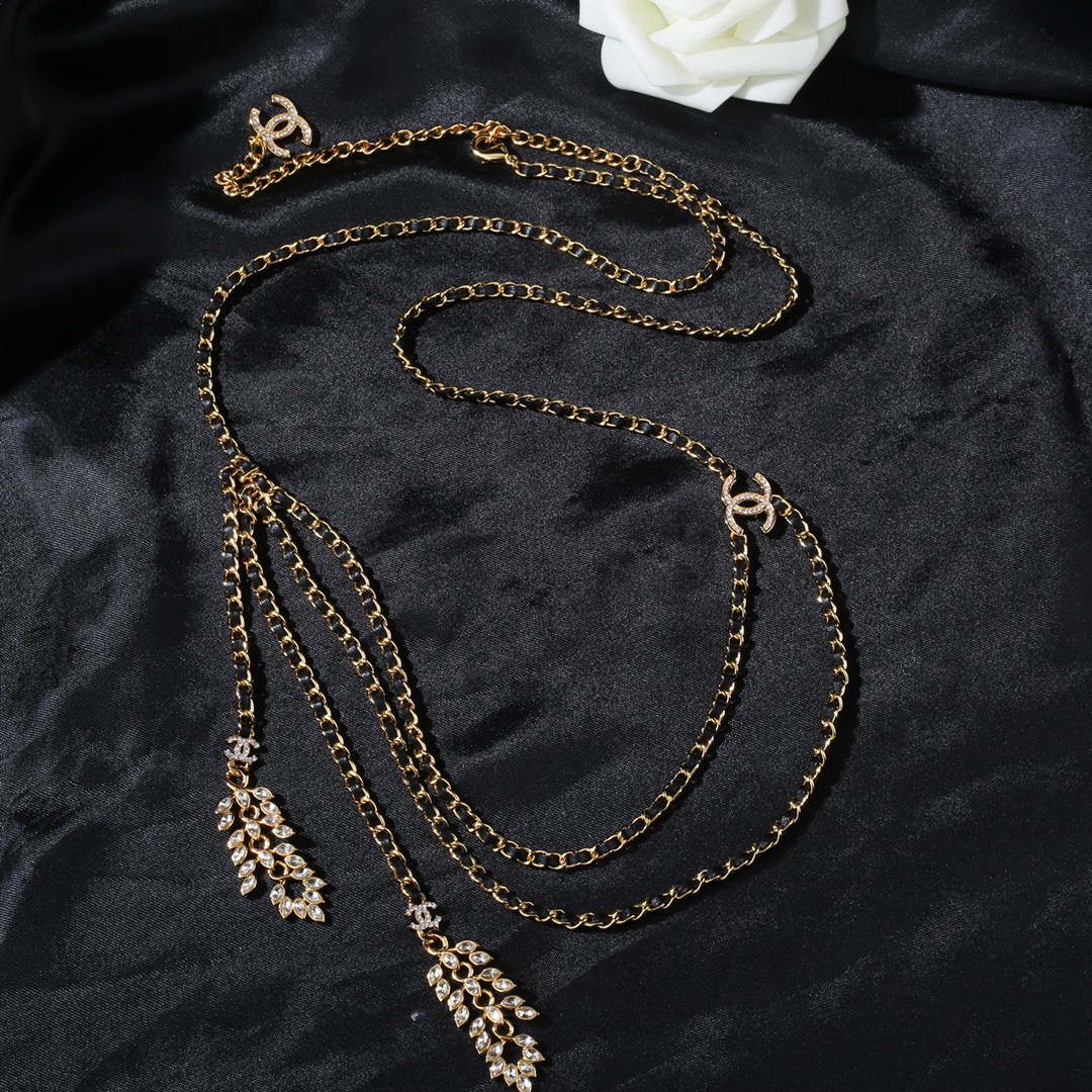 [TOP] CHANEL Multi Layer  Vintage Waist Chain