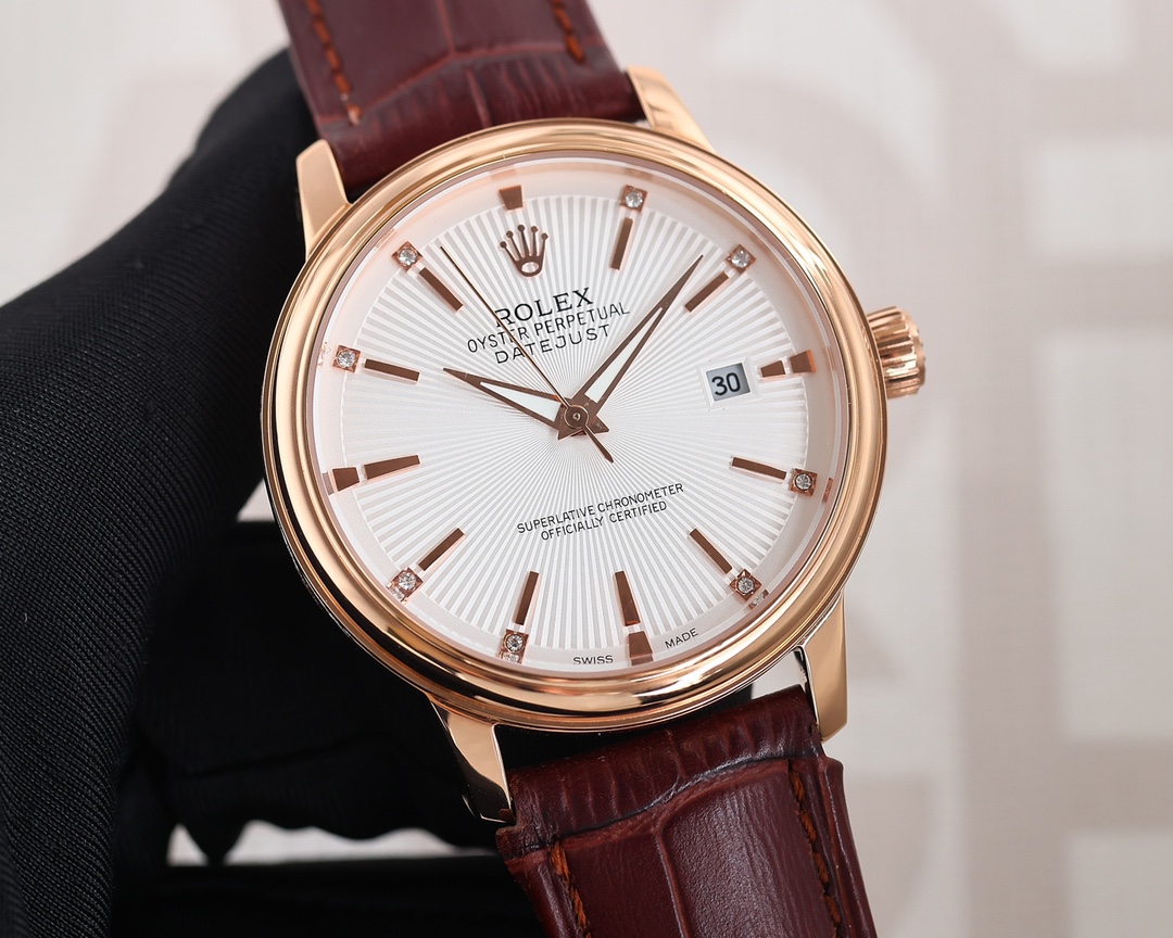 [TOP] ROLEX 40mm Watch - 2 Colors - White/Black Dial