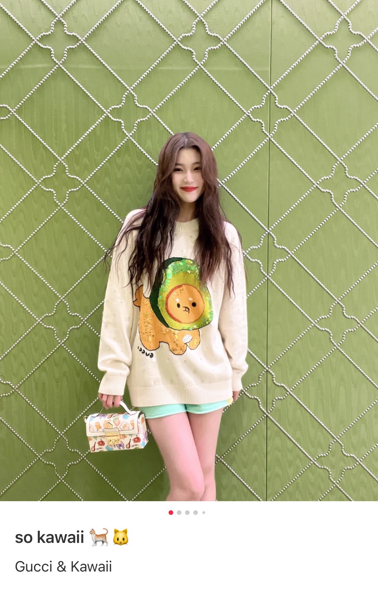 [TOP] GUCCI 𝗸𝗮𝘄𝗮𝗶𝗶 Bags 18cm (W) x 10cm (H) x 5cm (D)