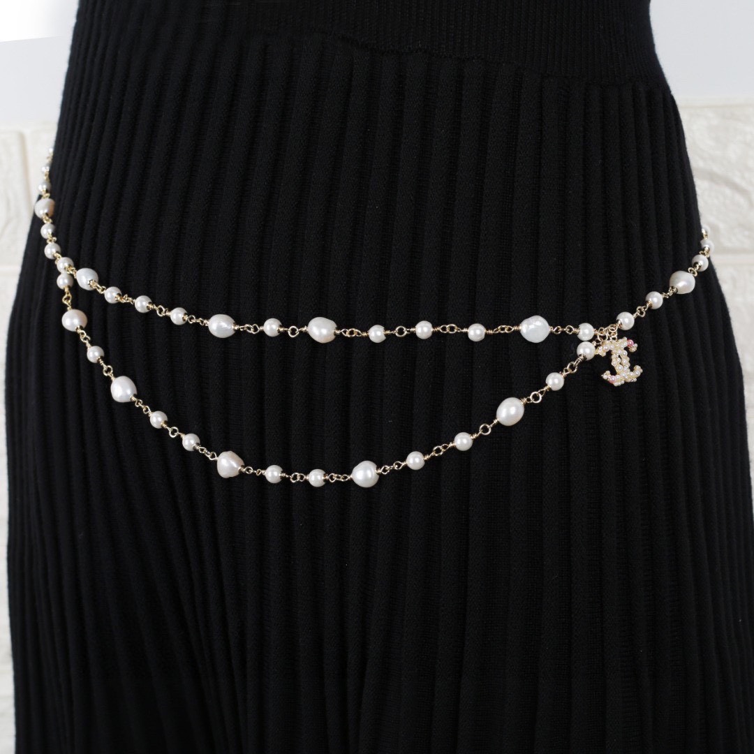 [TOP] CHANEL Pearl Waist Chain