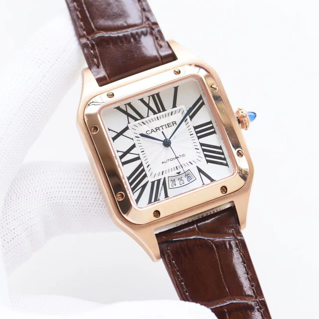[TOP] Cartier Santos Dumont Watches 39.5mm - 6 Colors - White Dial