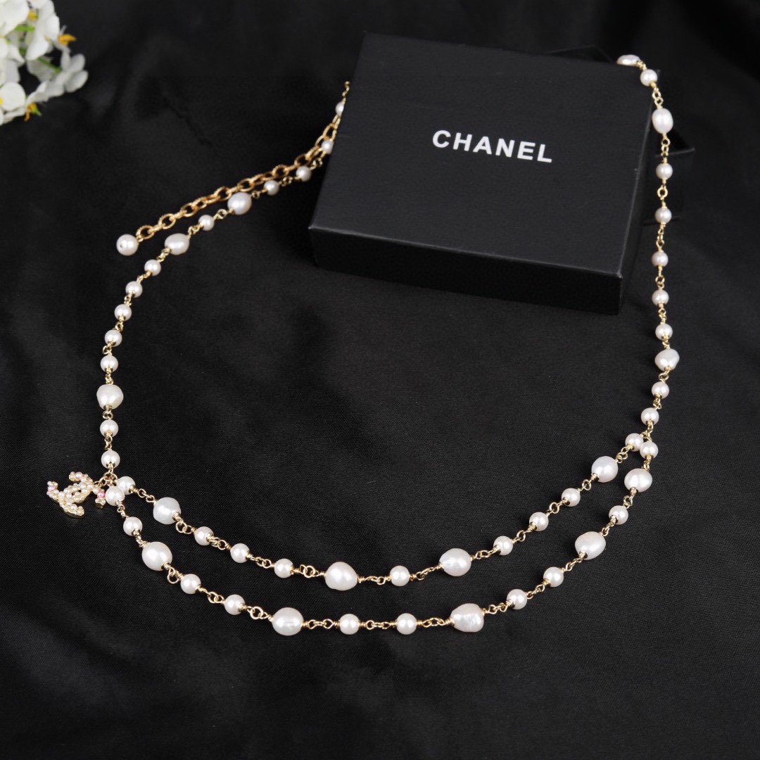 [TOP] CHANEL Pearl Waist Chain