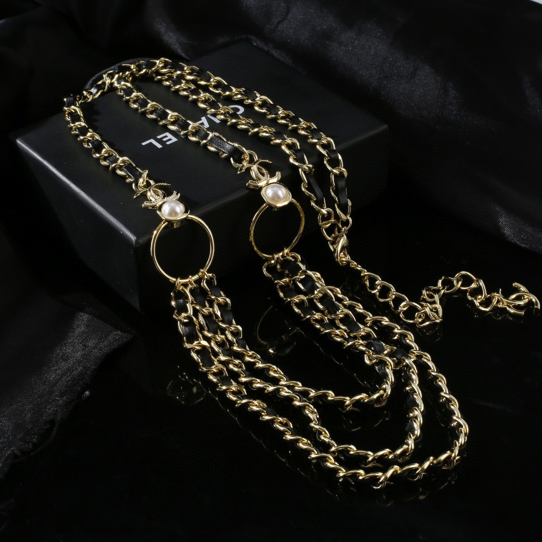 [TOP] CHANEL Multi Layer Waist Chain