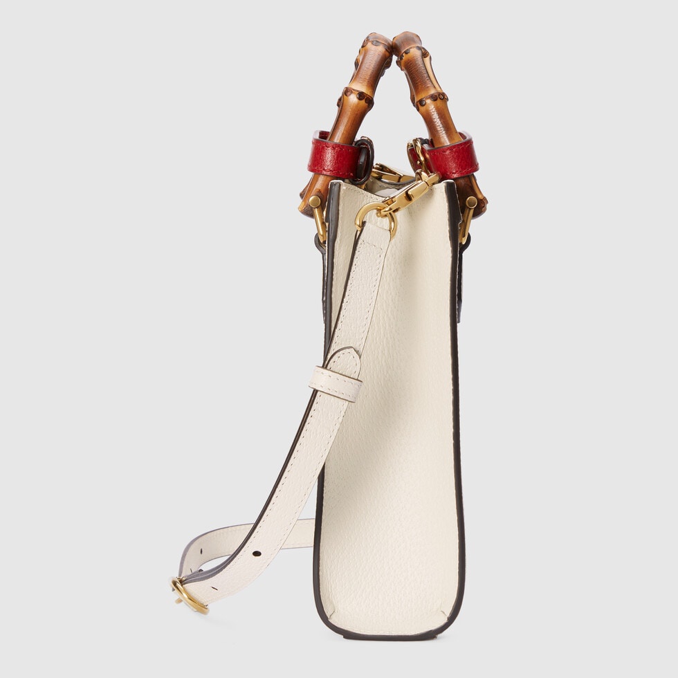 [TOP] GUCCI Diana Mini Tote Bag 15.5cm (W) x 19.5cm (H) x 6cm (D) - White