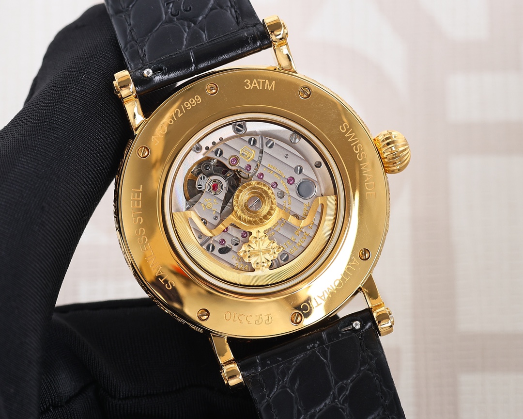 [TOP] Patek Philippe 42mm Watch - Gold