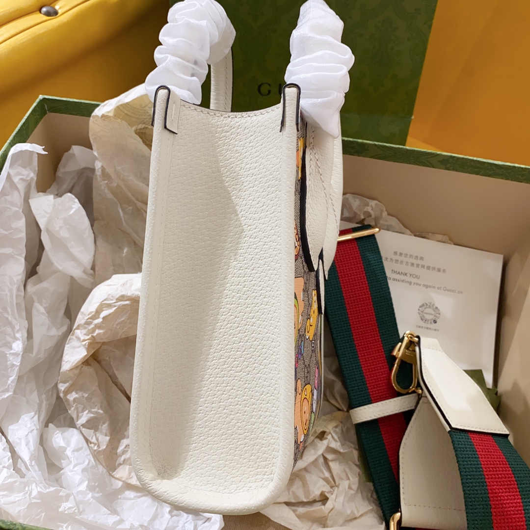[TOP] GUCCI 𝗸𝗮𝘄𝗮𝗶𝗶 Tote Bags 16cm (W) x 20cm (H) x 7cm (D)