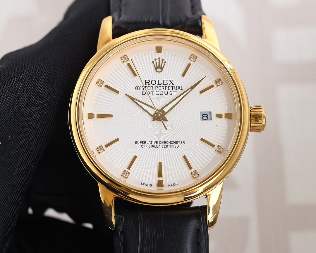 [TOP] ROLEX 40mm Watch - 2 Colors - Gold Frame