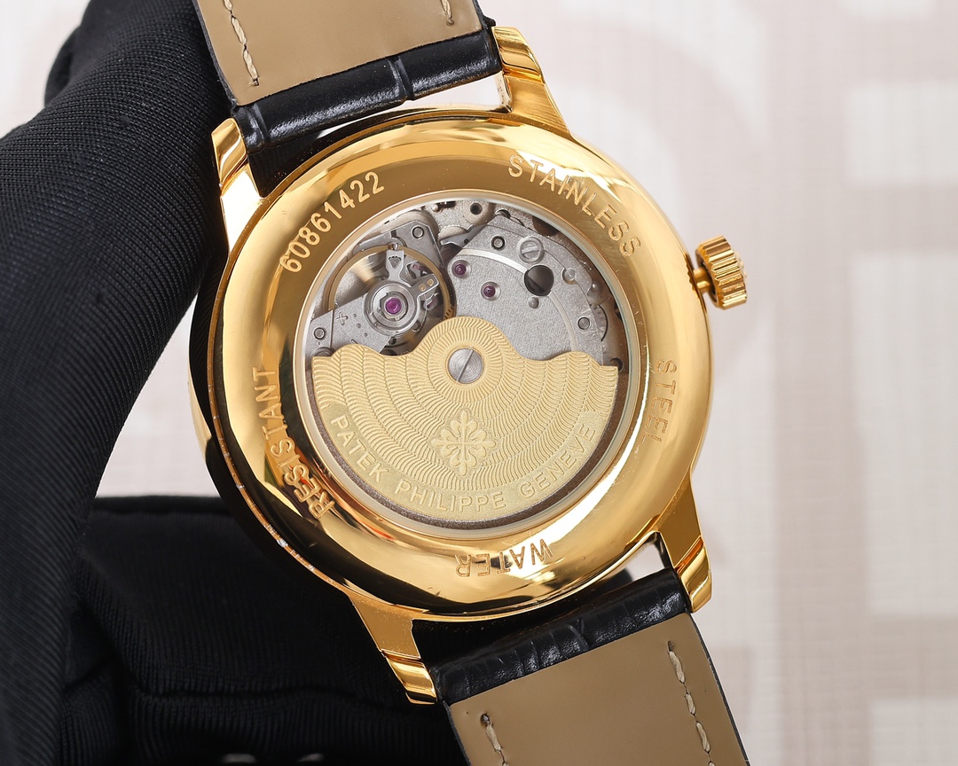 [TOP] Patek Philippe 40mm Watch - 2 Colors - Gold Frame