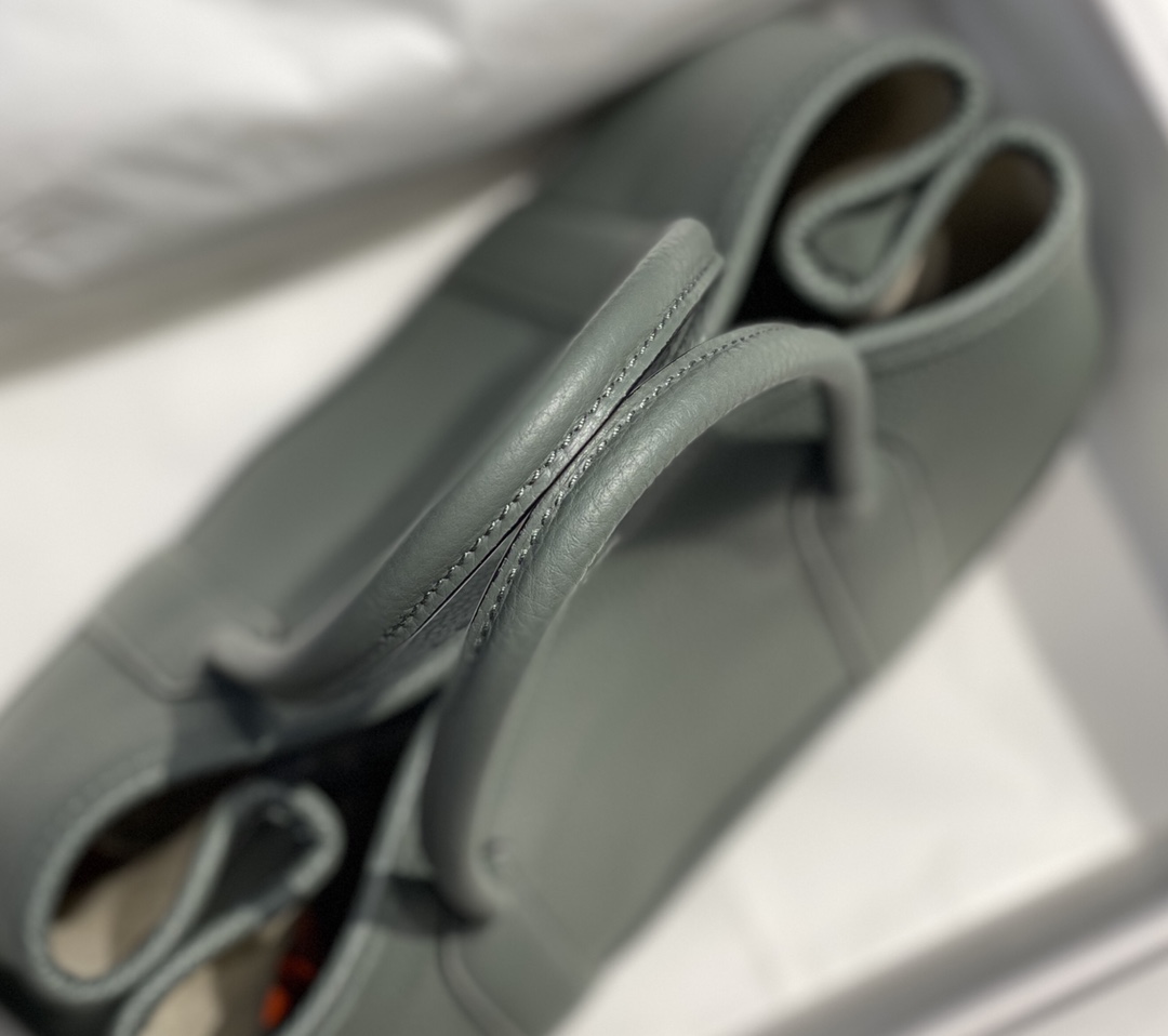 [TOP] HERMES Garden Party Bags Leather 30cm/36cm - Green