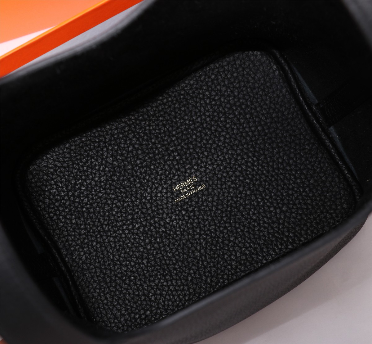 [TOP] HERMES Picotin Lock Bag TC Leather 18cm/22cm - Black - GHW/SHW