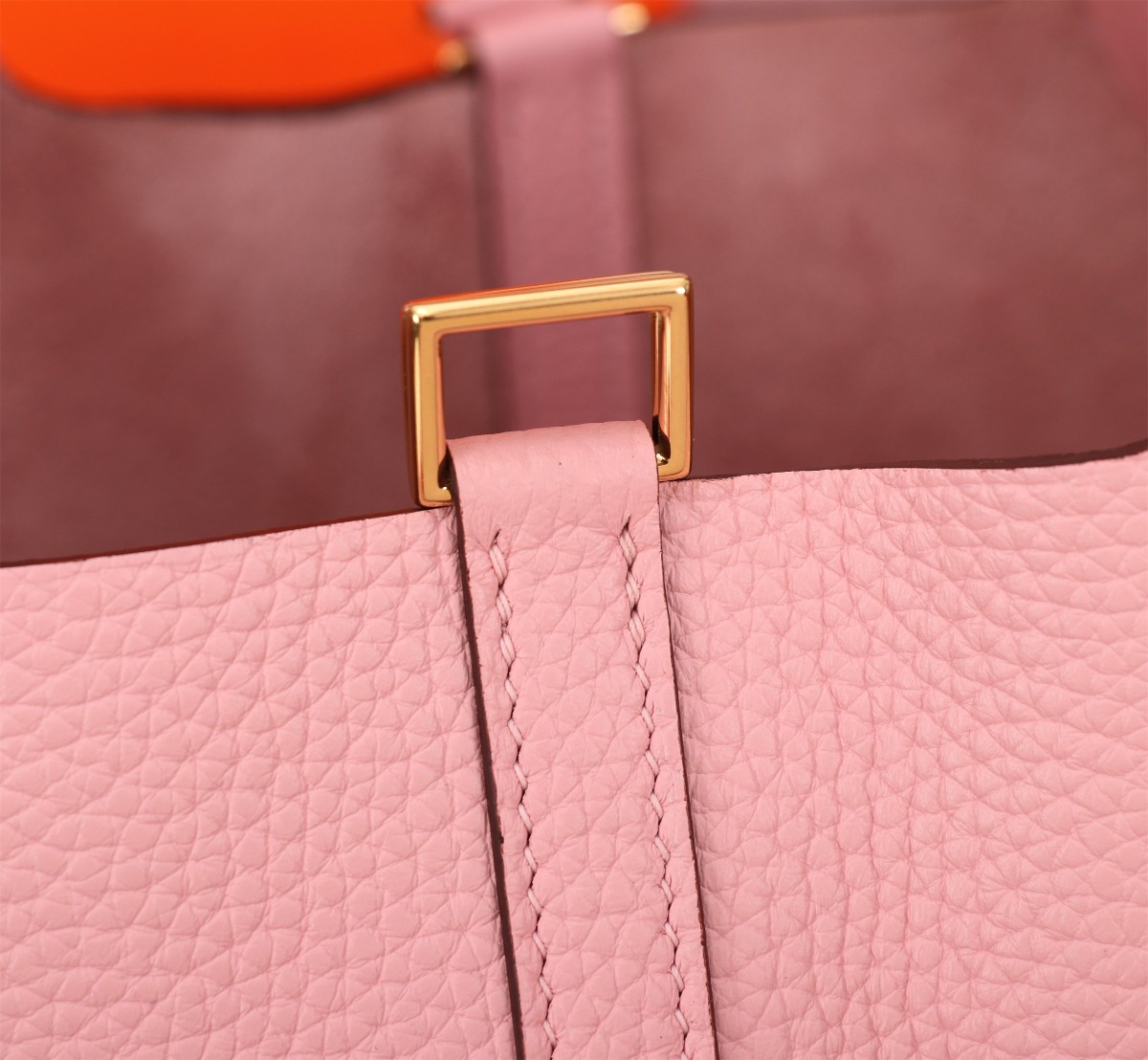 [TOP] HERMES Picotin Lock Bag TC Leather 18cm/22cm - Rose Sakura