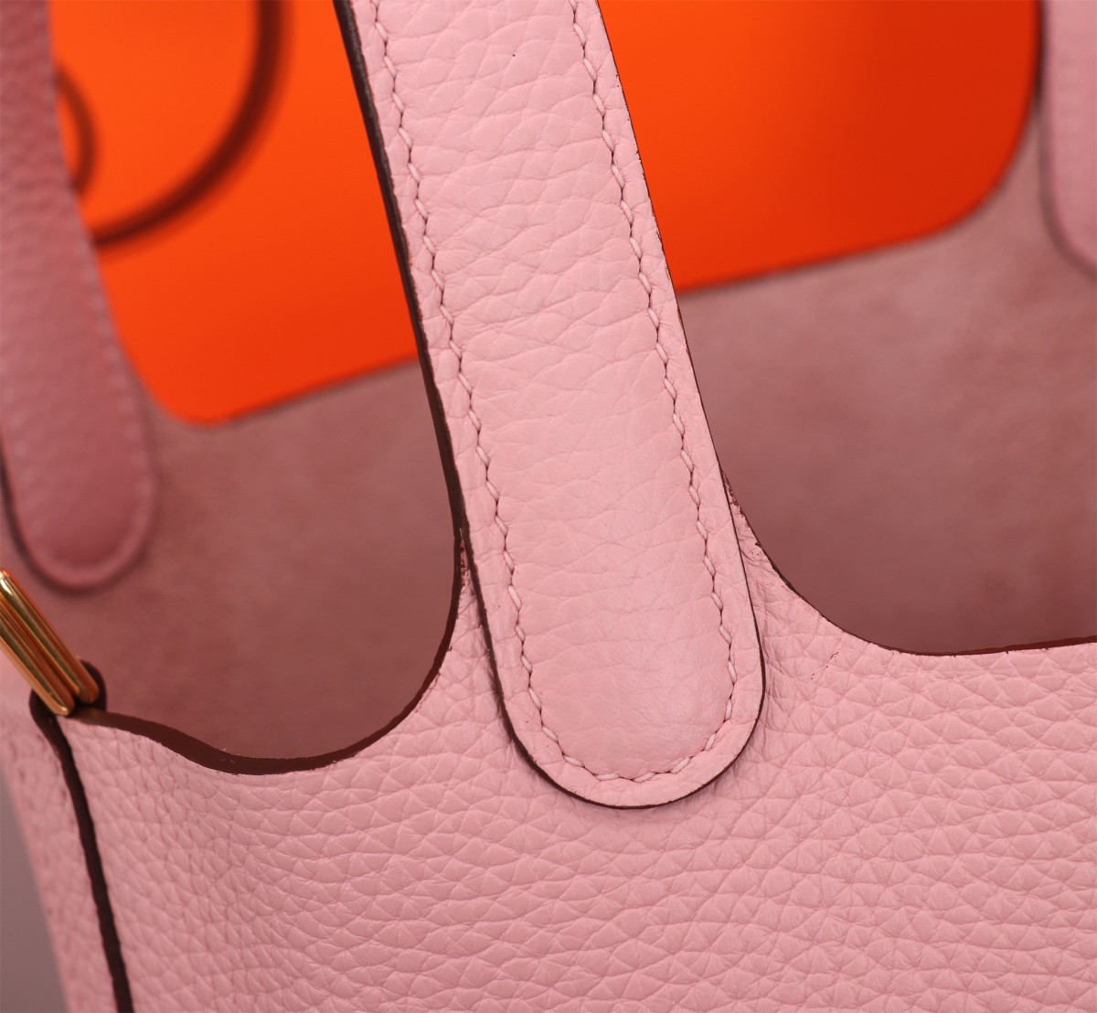 [TOP] HERMES Picotin Lock Bag TC Leather 18cm/22cm - Rose Sakura