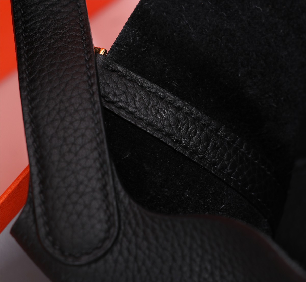 [TOP] HERMES Picotin Lock Bag TC Leather 18cm/22cm - Black - GHW/SHW