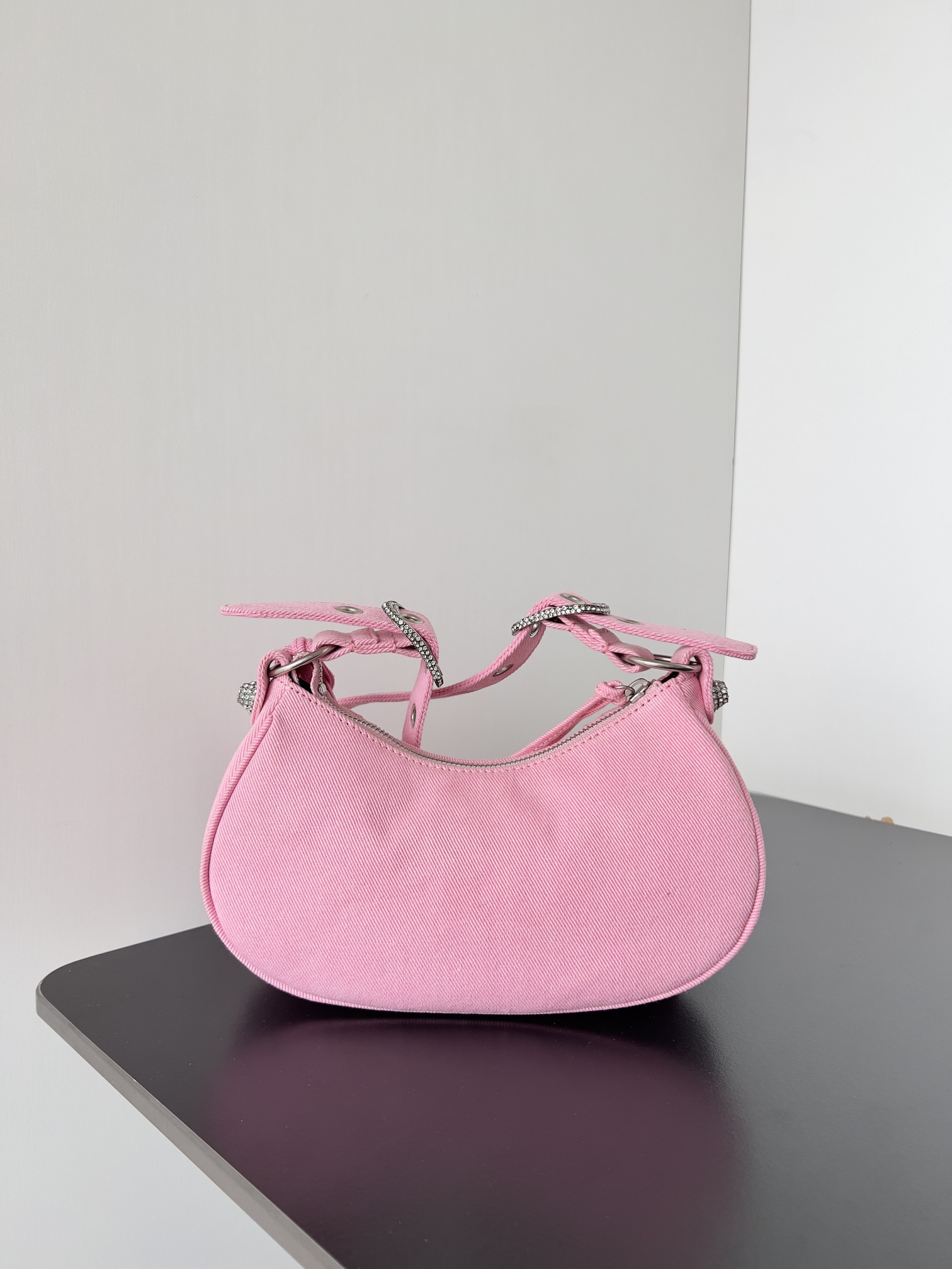 [TOP] BALENCIAGA Le Cagole Bag 25.9 x 16.0 x 9.9  cm - Denim Pink