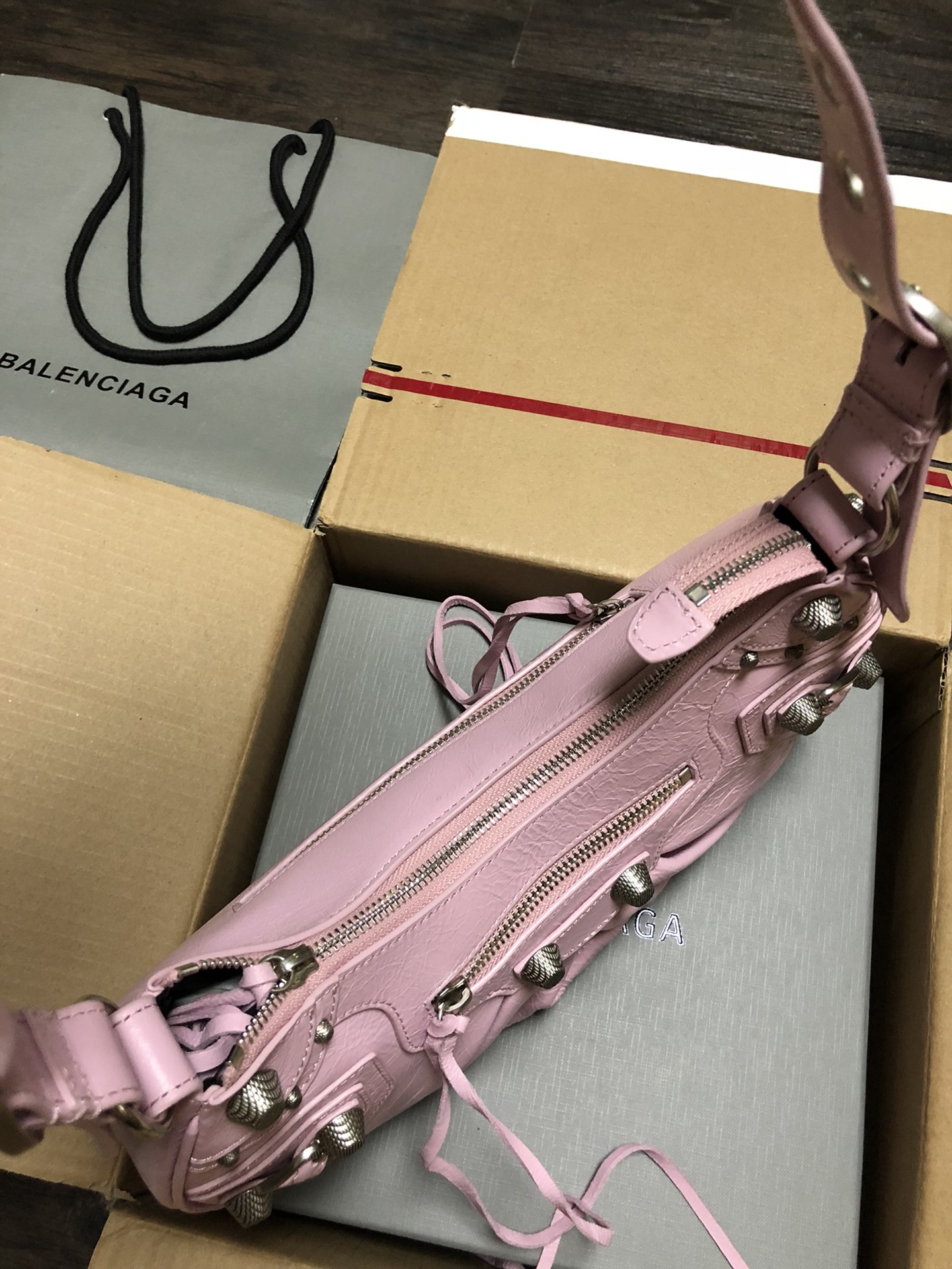 [TOP] BALENCIAGA Le Cagole Bag 33cm - Pink