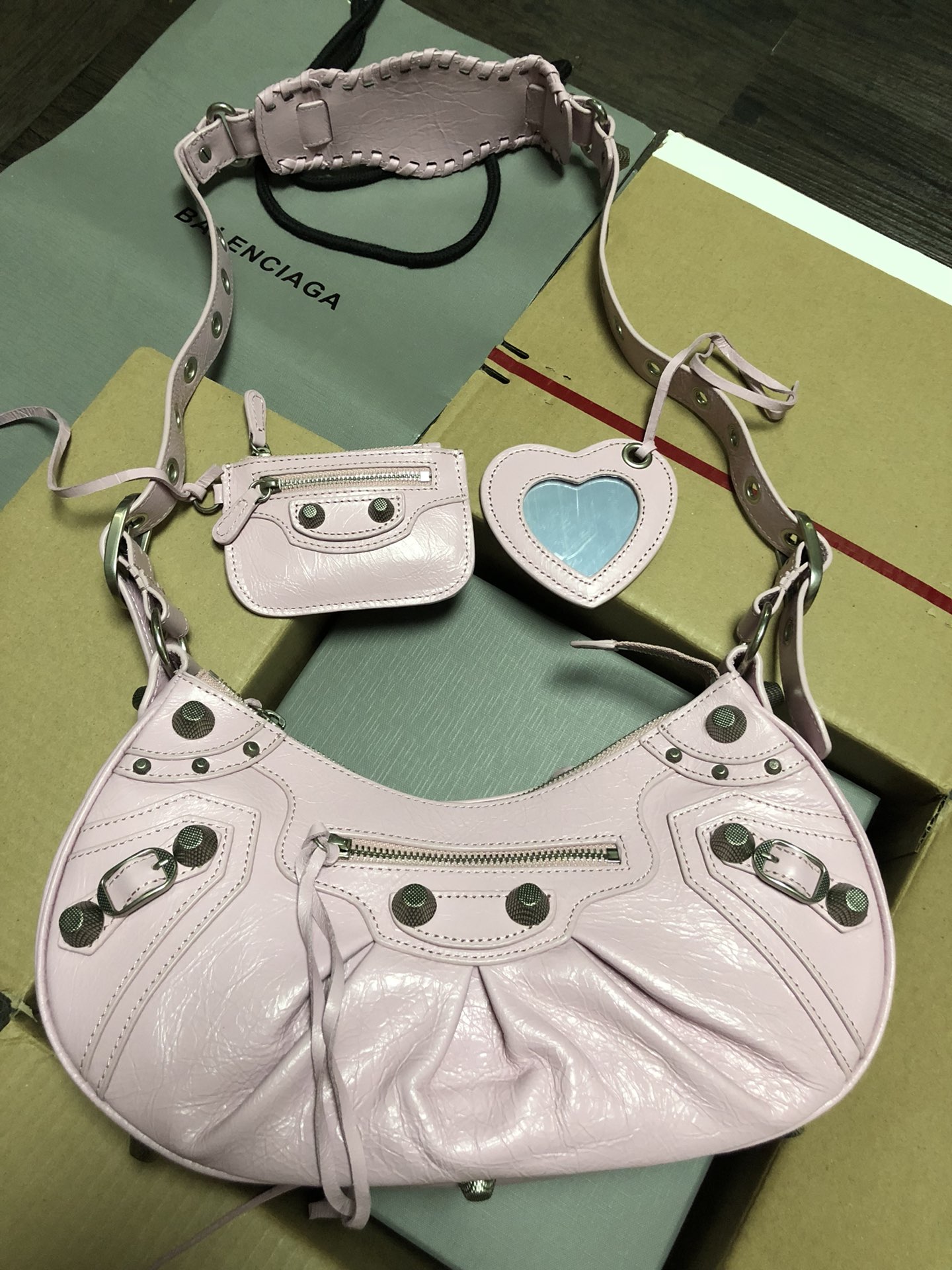 [TOP] BALENCIAGA Le Cagole Bag 33cm - Pink