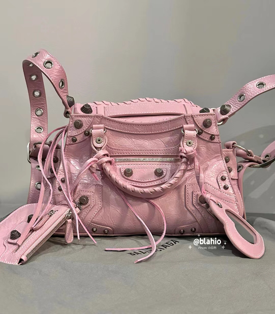 [TOP] BALENCIAGA Classic XS Neo City Bag 25.9 X 17.8 X 11.4 cm - Pink