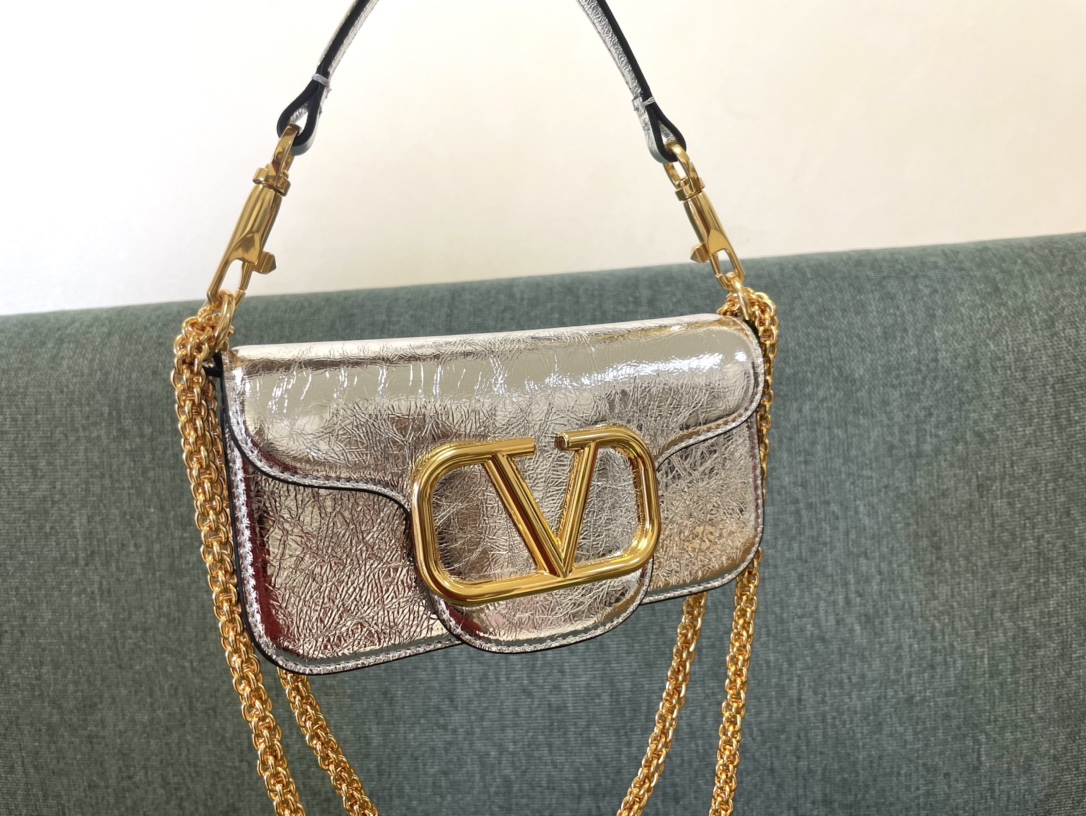 [TOP] VALENTINO Loco Bags 20x11x5 cm - Silver