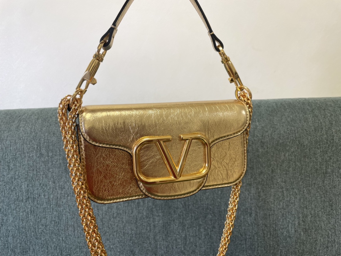 [TOP] VALENTINO Loco Bags 20x11x5 cm - Gold