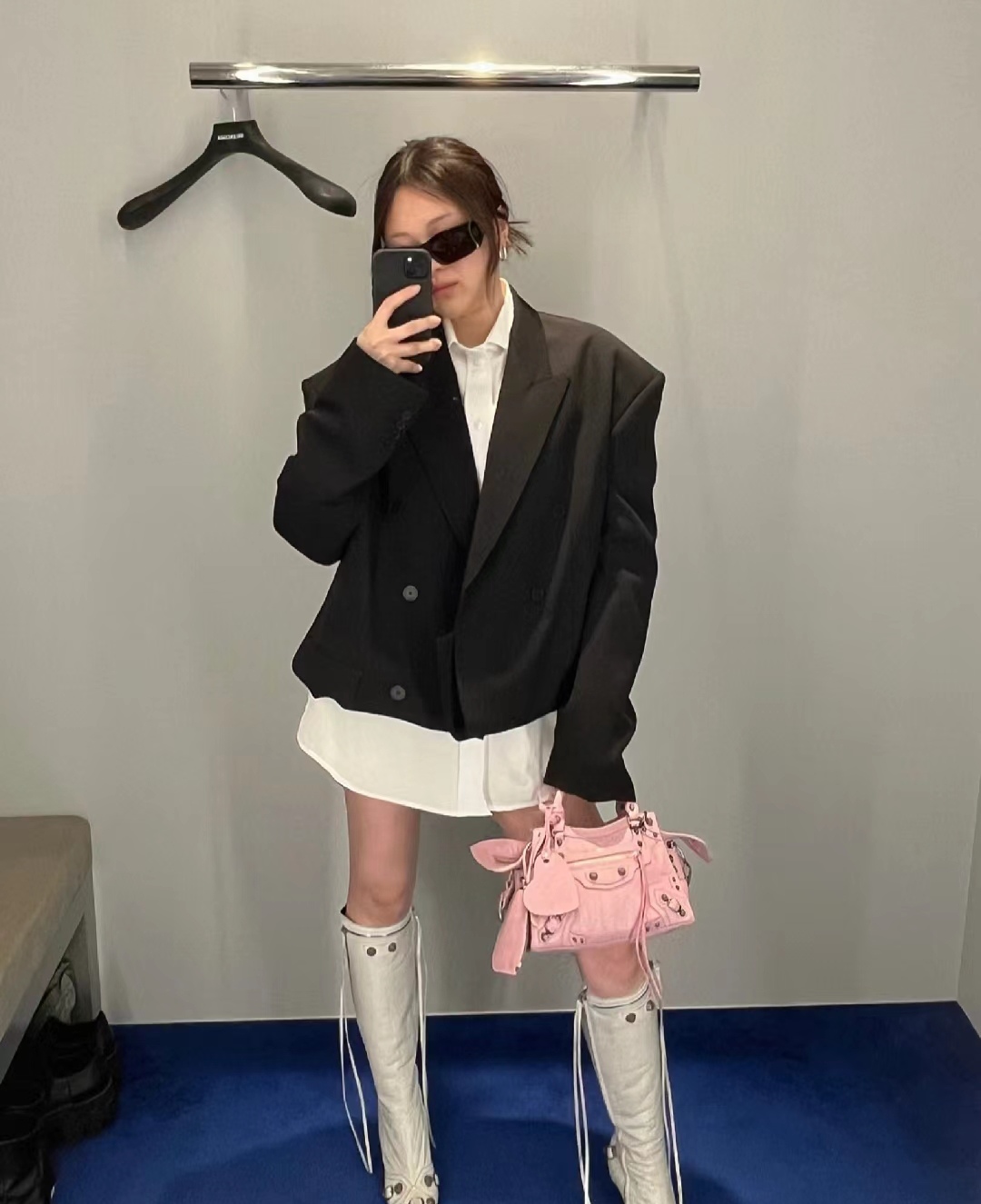 [TOP] BALENCIAGA Classic XS Neo City Bag 25.9 X 17.8 X 11.4 cm - Pink