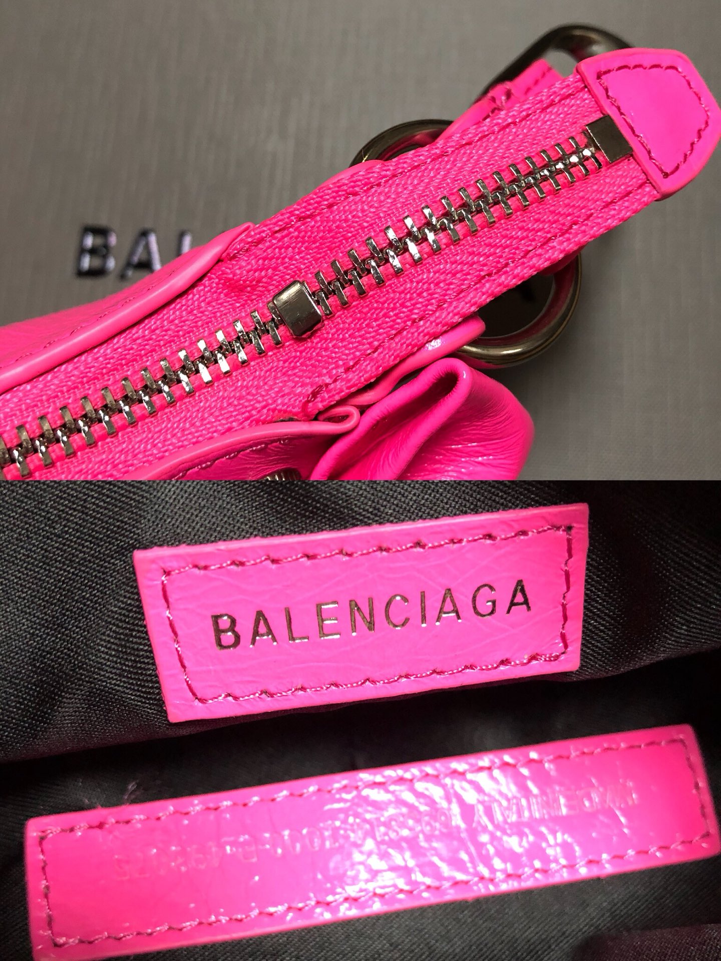 [TOP] BALENCIAGA Le Cagole XS Bag 26 x 16 x 10 cm - Rose Red with Bow Tie