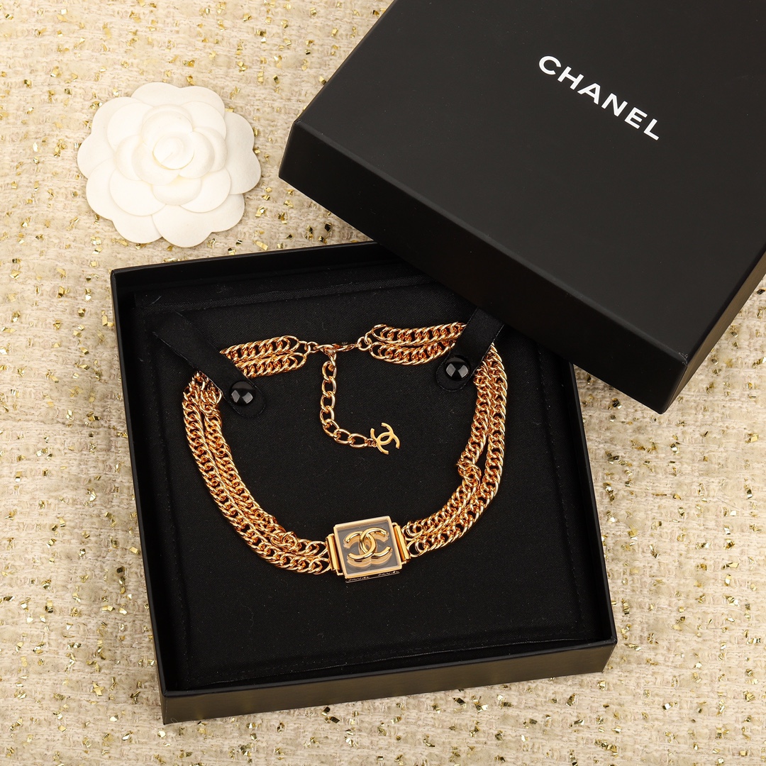 [TOP] CHANEL Vintage Dounble C Necklaces