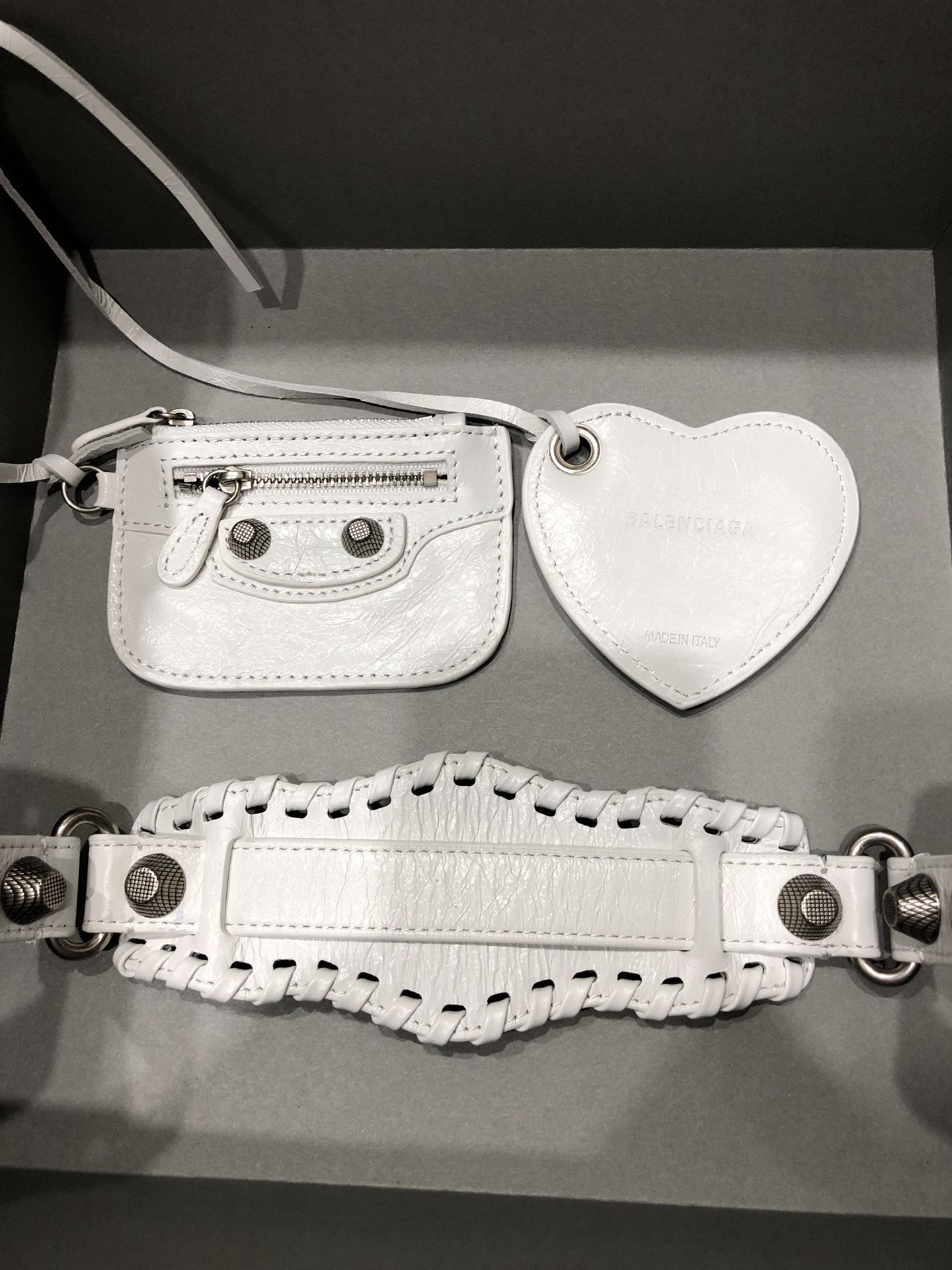 [TOP] BALENCIAGA Le Cagole Bag 33cm - White