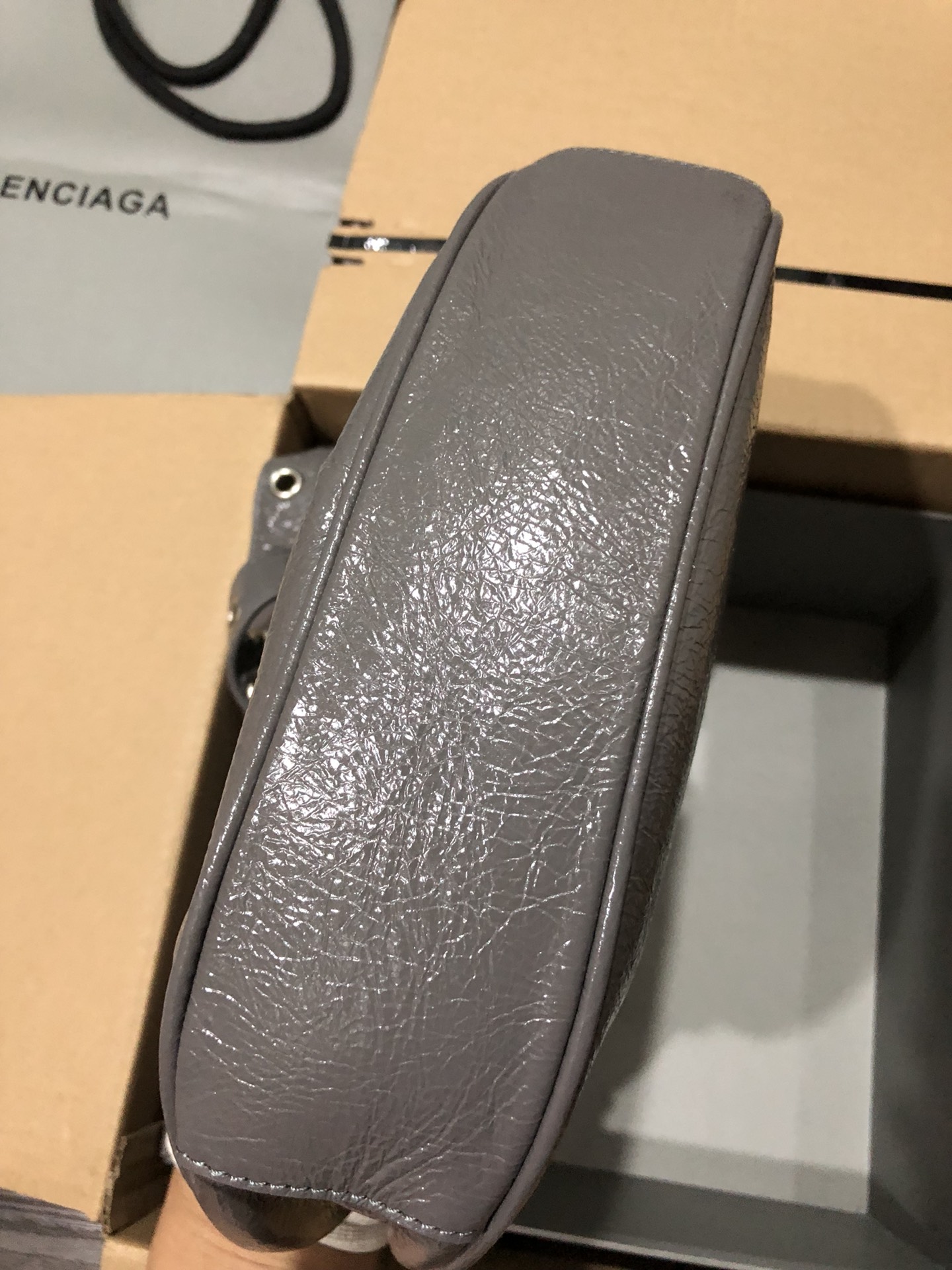 [TOP] BALENCIAGA Le Cagole Bag 26cm - Gray