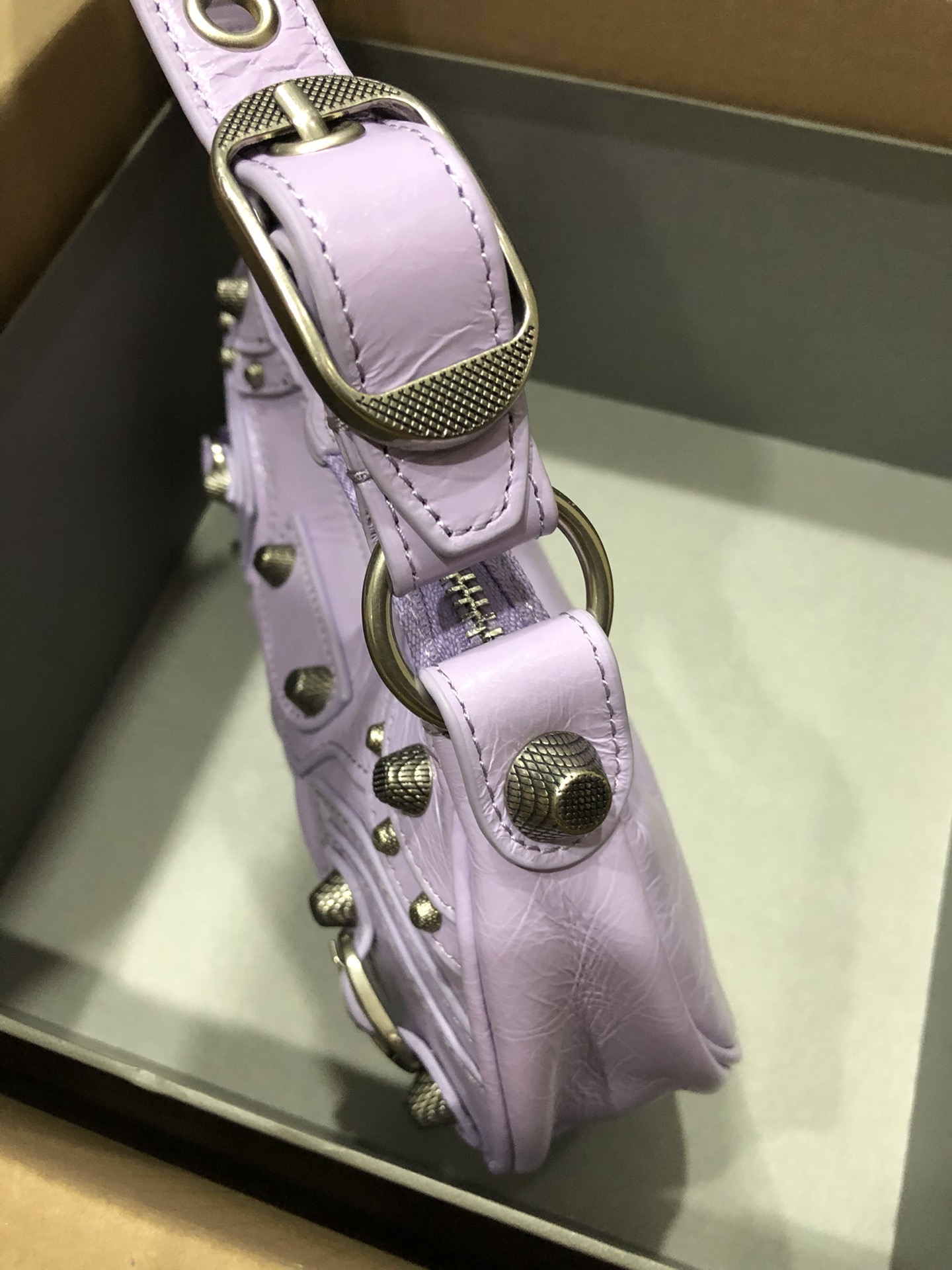 [TOP] BALENCIAGA Le Cagole Bag 26cm - Lavender Purple