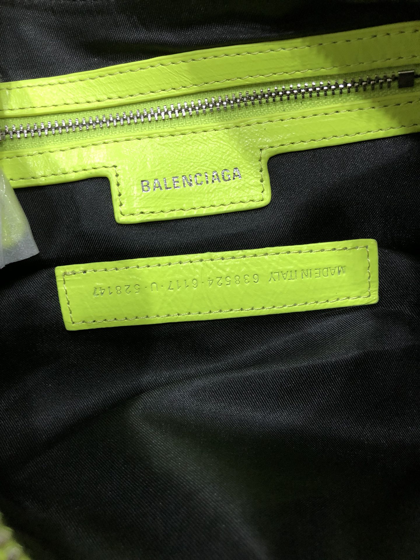 [TOP] BALENCIAGA Le Cagole Bag 33cm - Fluorescent Yellow