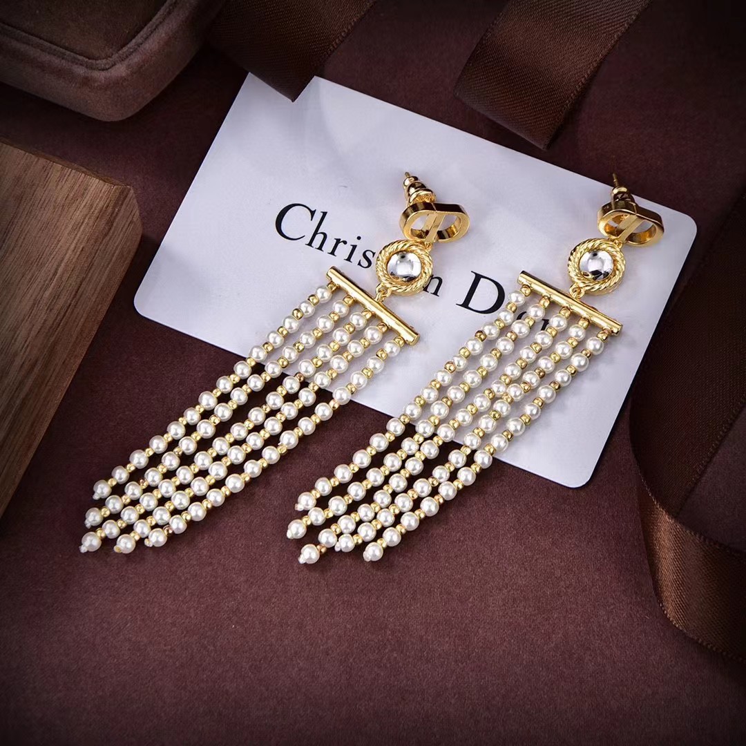 [TOP] Christian Dior Earrings - Gold
