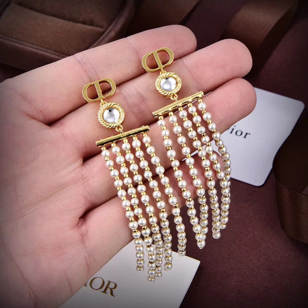 [TOP] Christian Dior Earrings - Gold