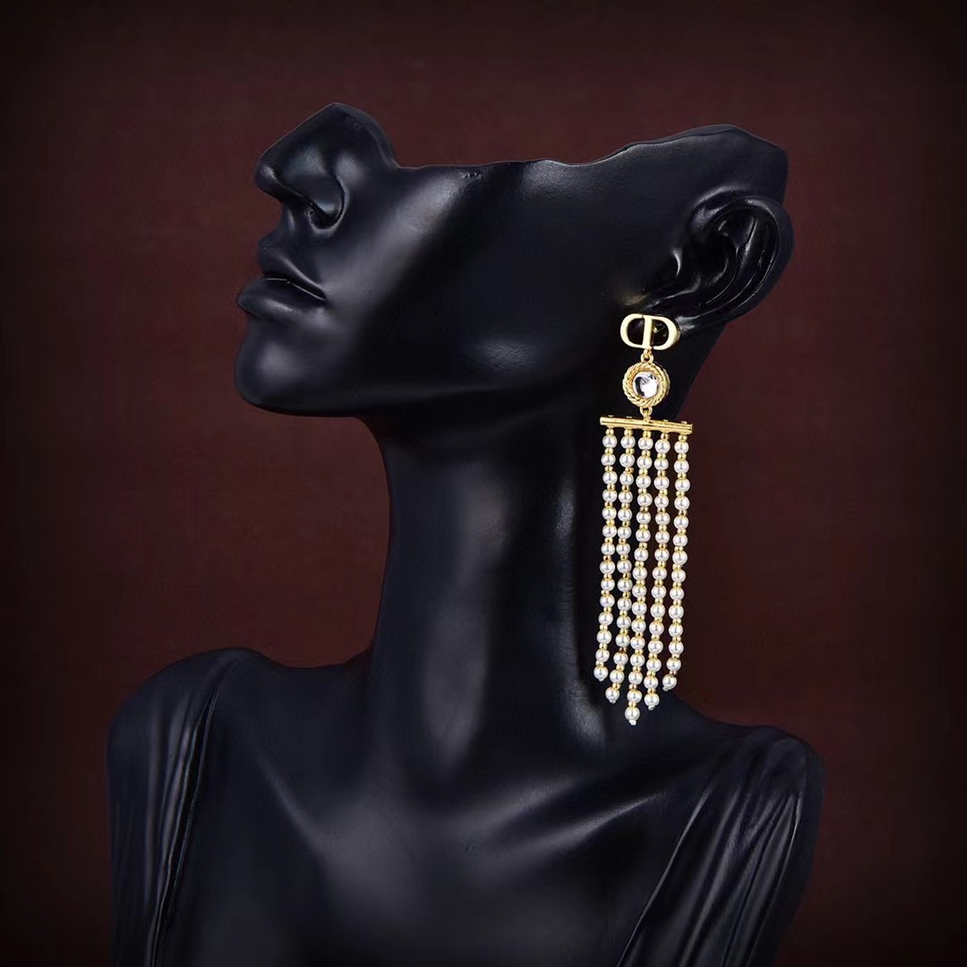 [TOP] Christian Dior Earrings - Gold