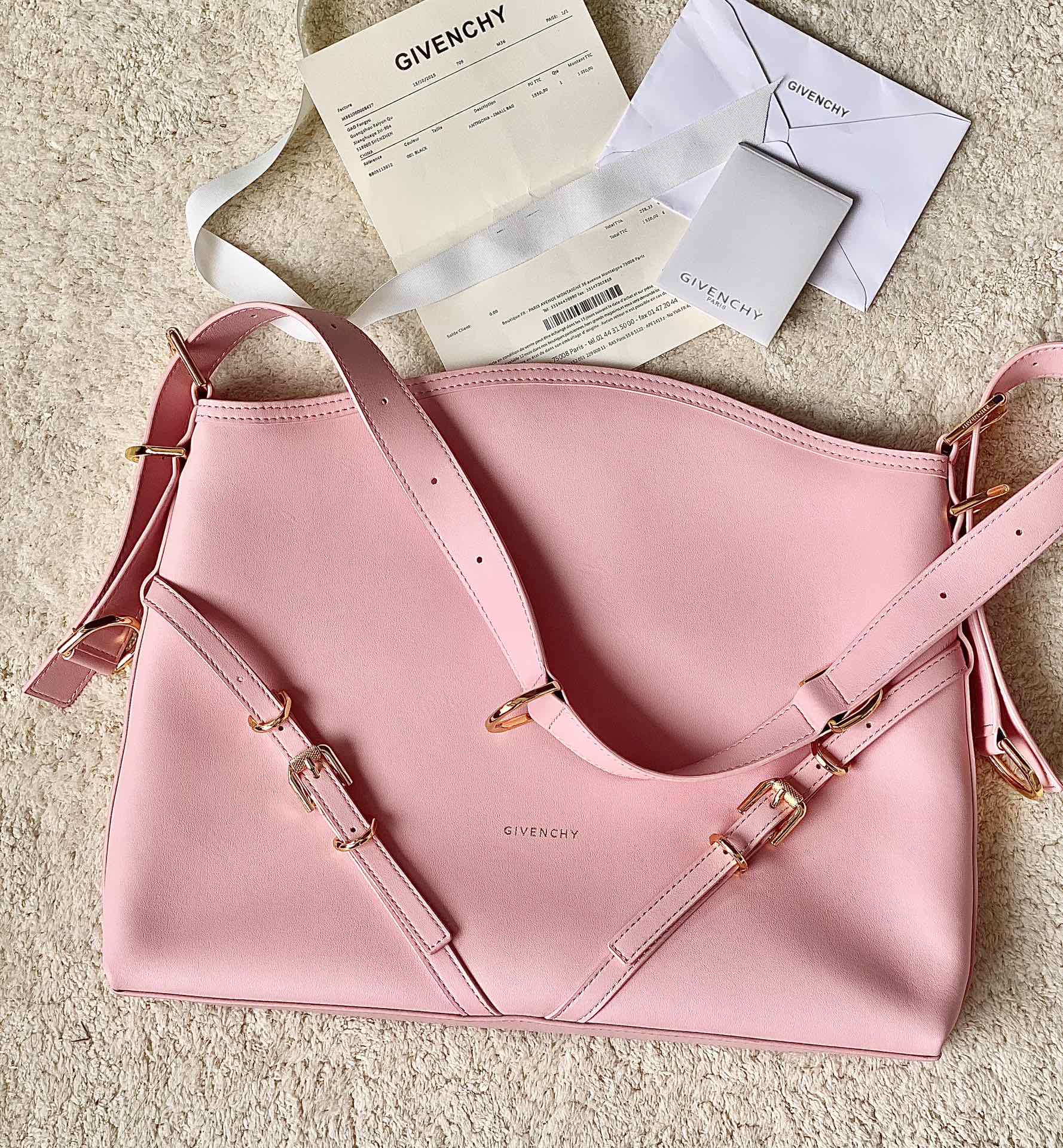 [Top] GIVENCHY Voyou Medium Bag 40 x 27 x 6.5 cm - Pink