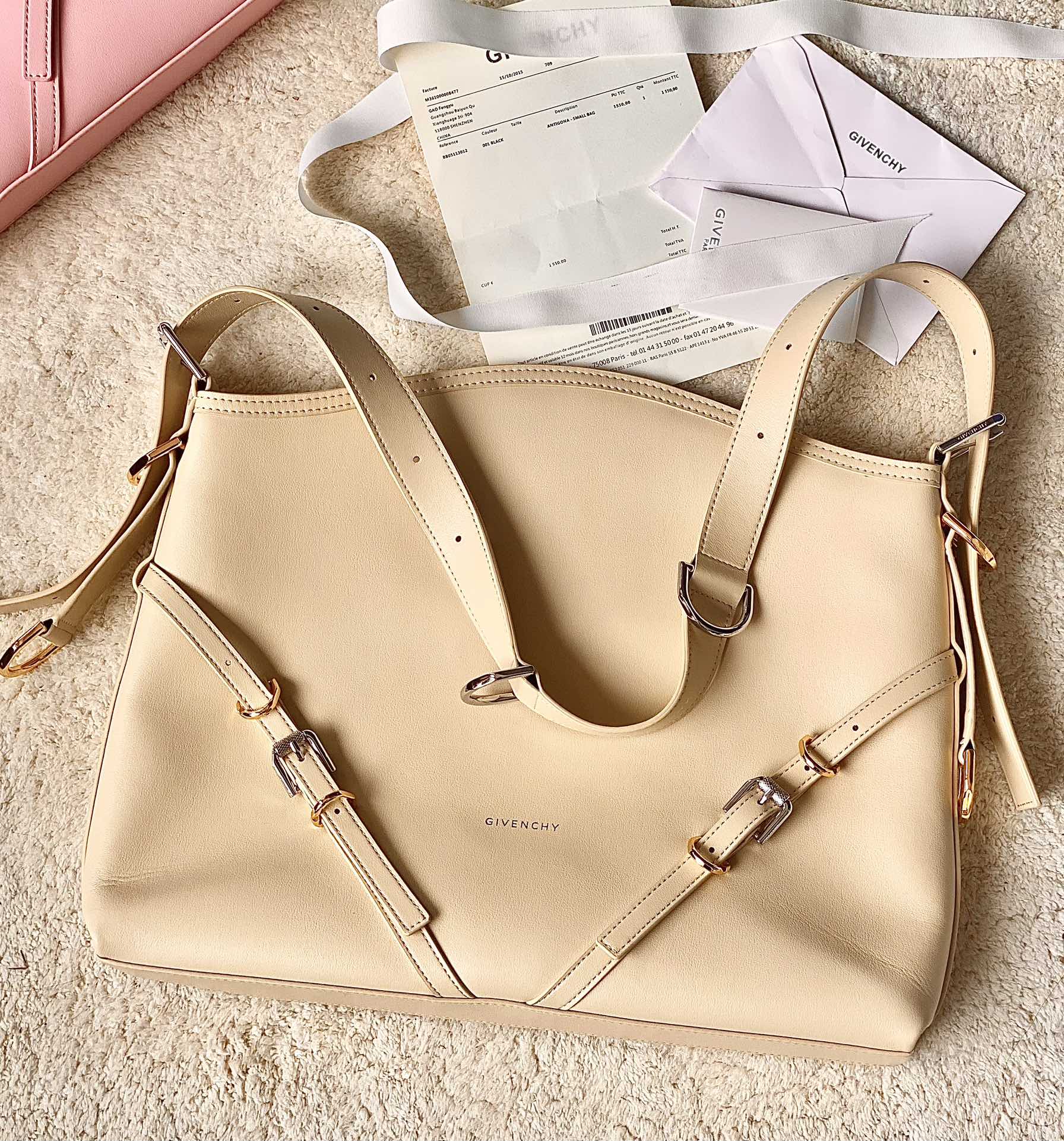 [Top] GIVENCHY Voyou Medium Bag 40 x 27 x 6.5 cm - Beige