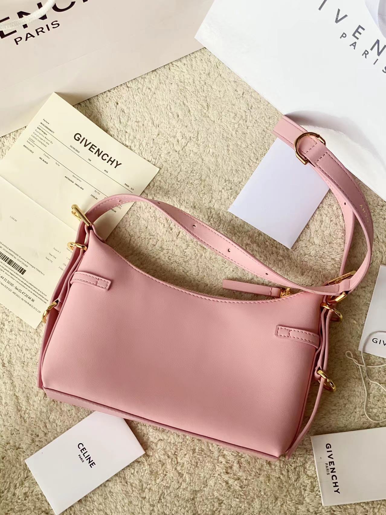 [Top] GIVENCHY Voyou Mini Bag  24 x 18 x 3.5 cm - Pink