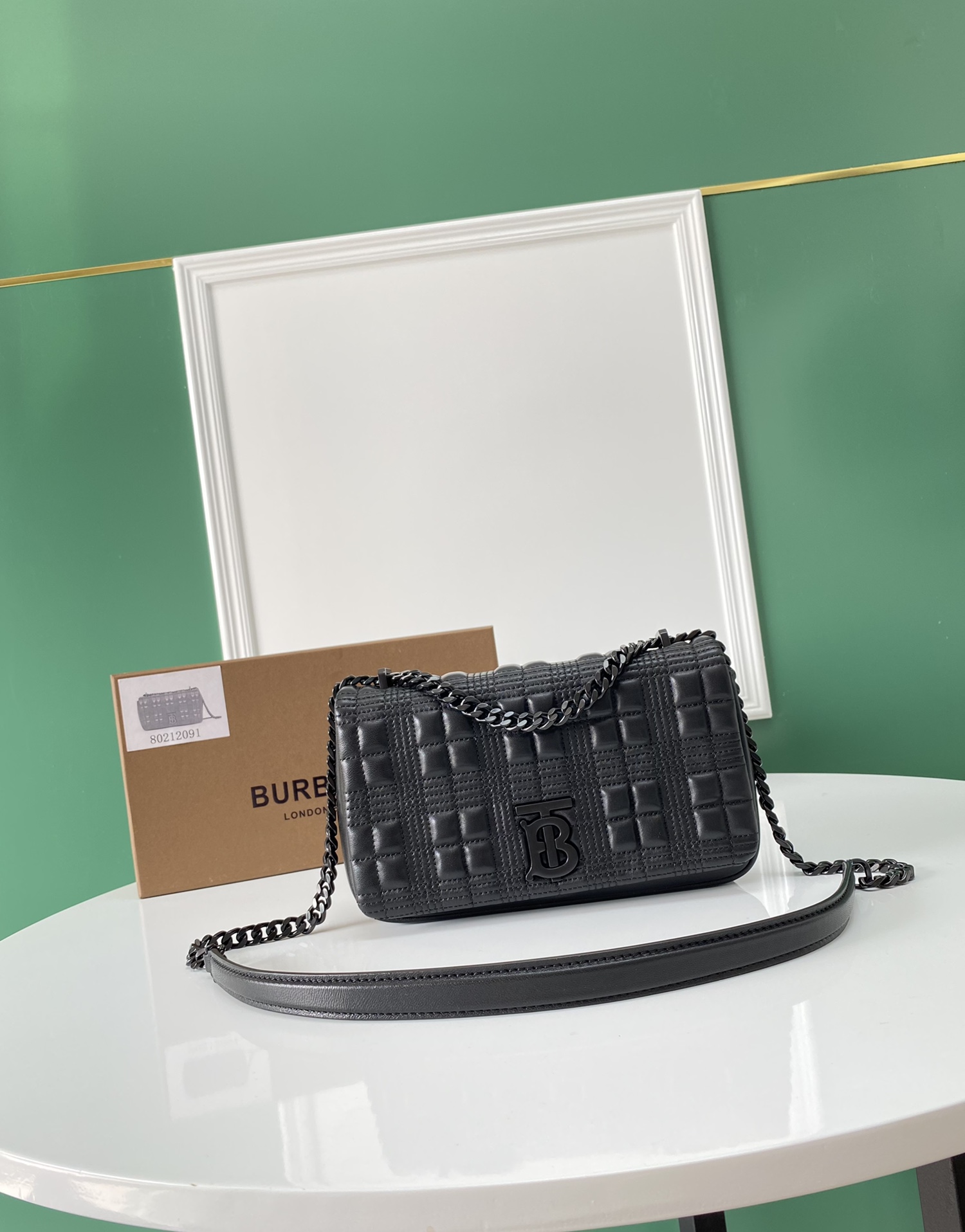 [TOP] BURBERRY Lambskin Lola Bags - Black