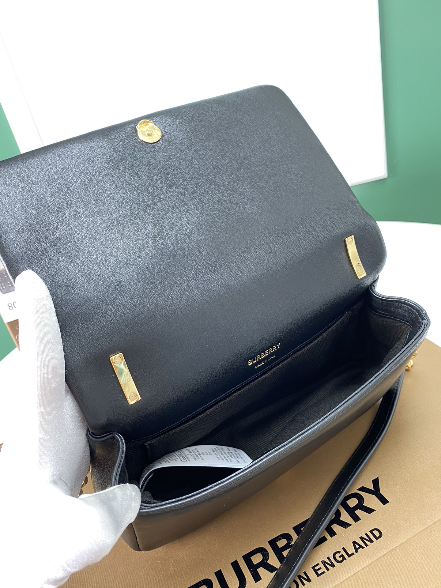[TOP] BURBERRY Lambskin Lola Bags - Black & GHW