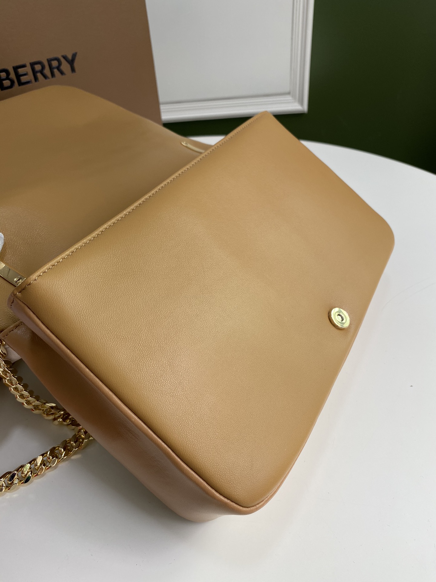 [TOP] BURBERRY Lambskin Lola Bags - Brown