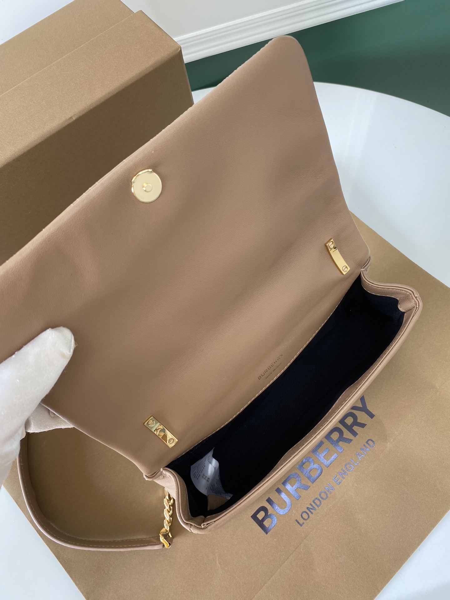 [TOP] BURBERRY Lambskin Lola Bags - Khaki