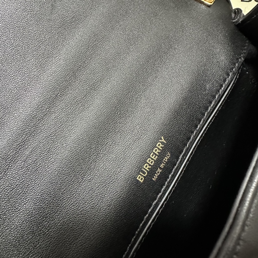 [TOP] BURBERRY Lambskin Rabbit Pattern Lola Bags - Black