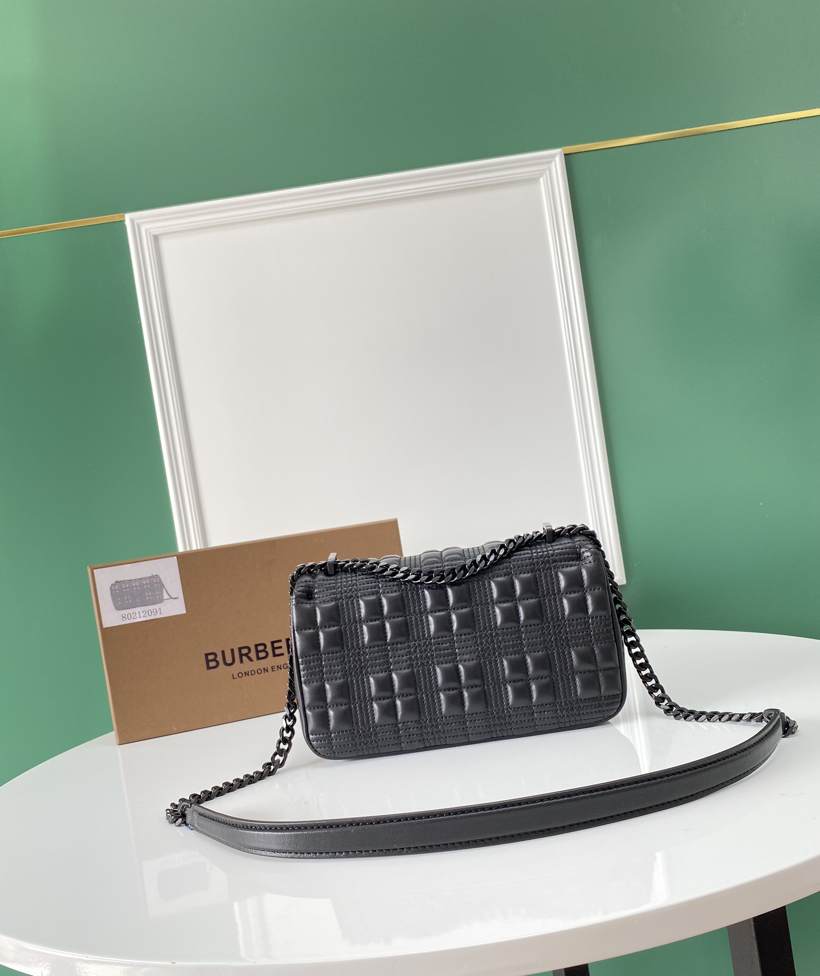 [TOP] BURBERRY Lambskin Lola Bags - Black