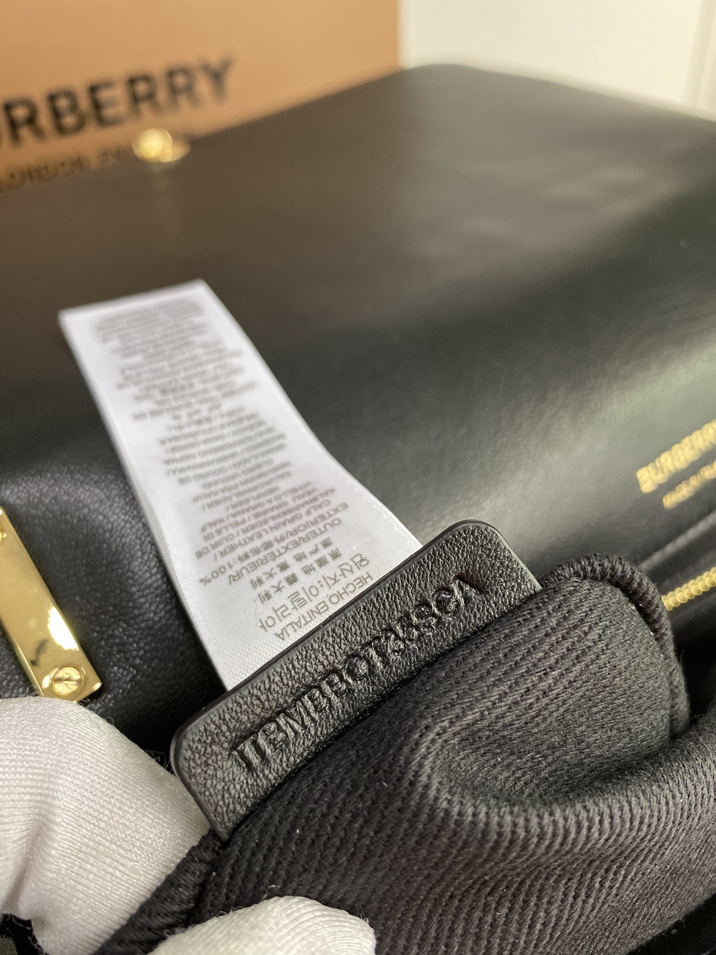 [TOP] BURBERRY Lambskin Lola Bags - Black & GHW