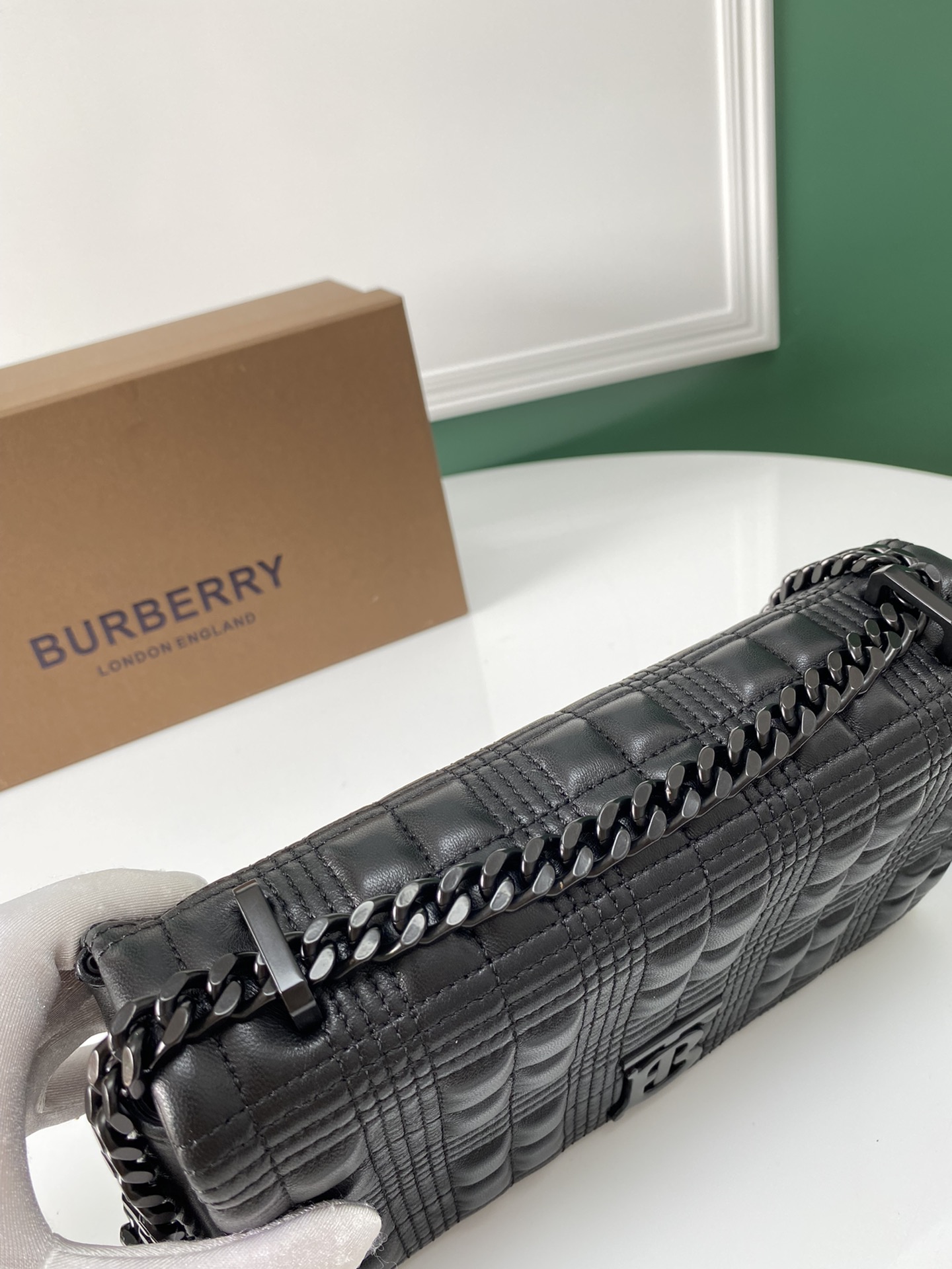 [TOP] BURBERRY Lambskin Lola Bags - Black