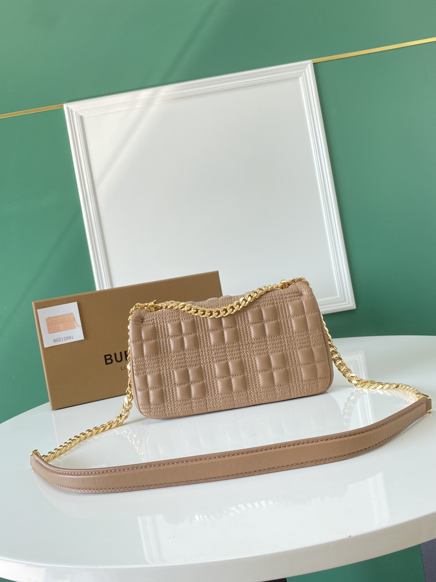 [TOP] BURBERRY Lambskin Lola Bags - Khaki