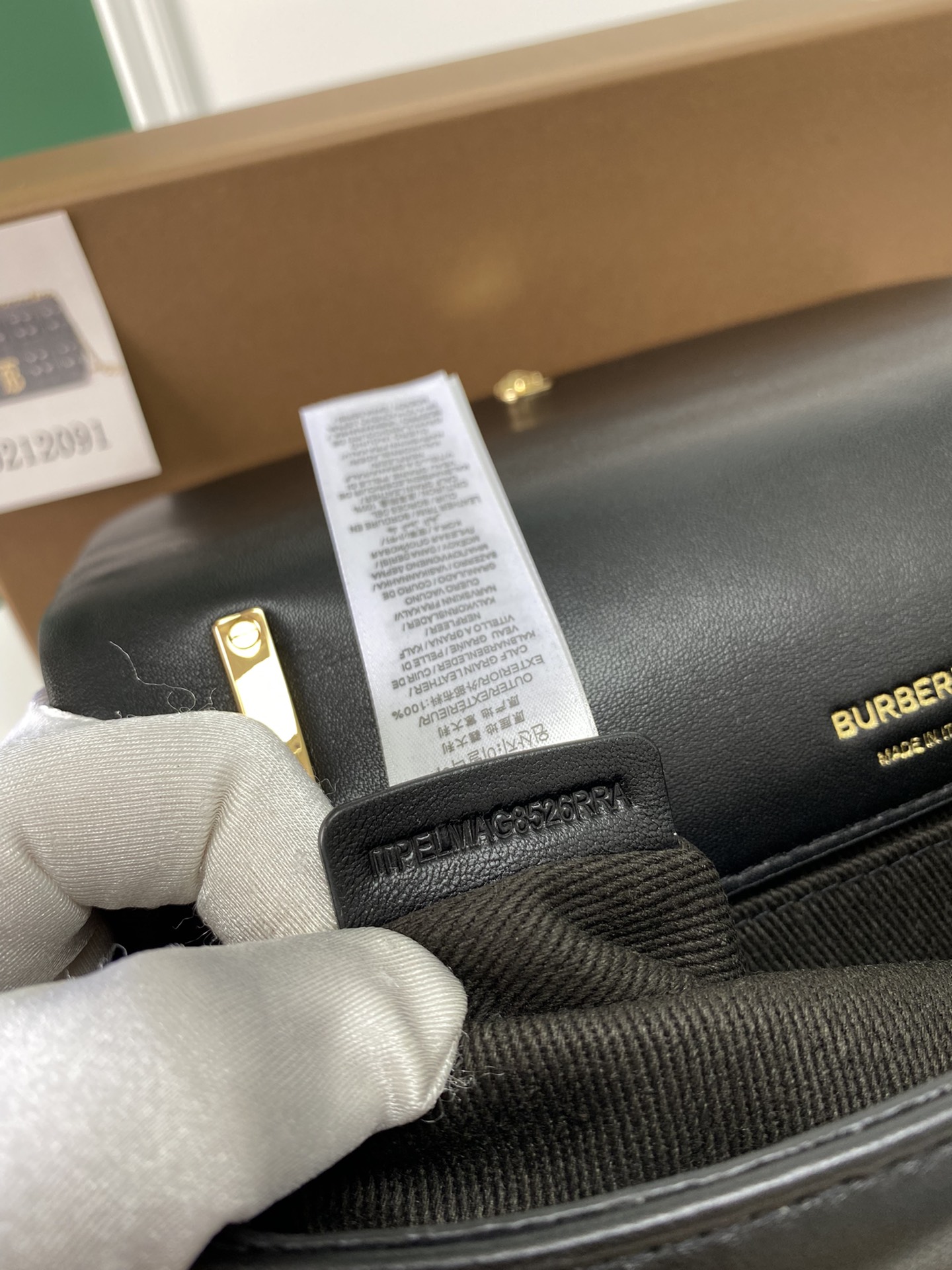 [TOP] BURBERRY Lambskin Lola Bags - Black & GHW