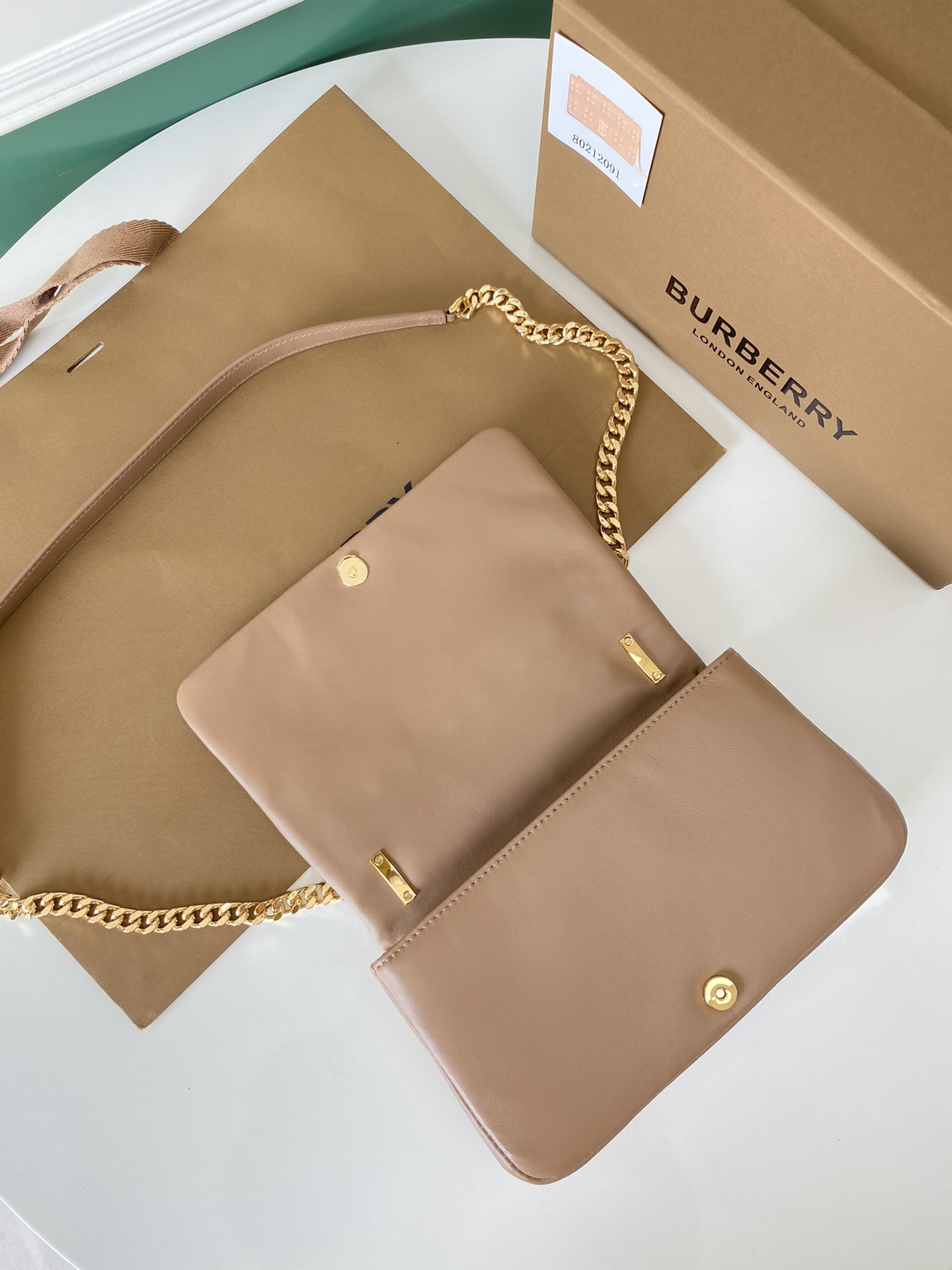 [TOP] BURBERRY Lambskin Lola Bags - Khaki